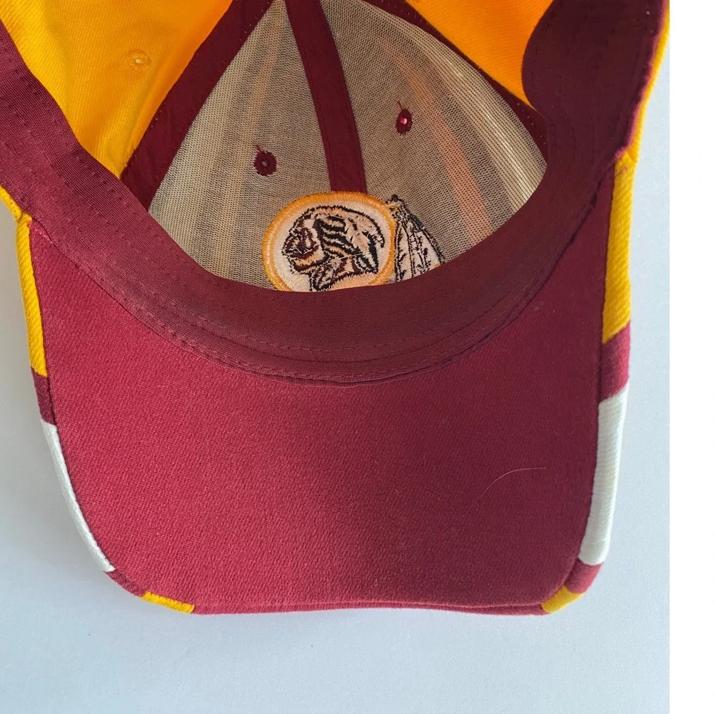 Vintage Redskins Hat Cap‎ Reebok NFL Equipment Adult One Size Gold Burgundy